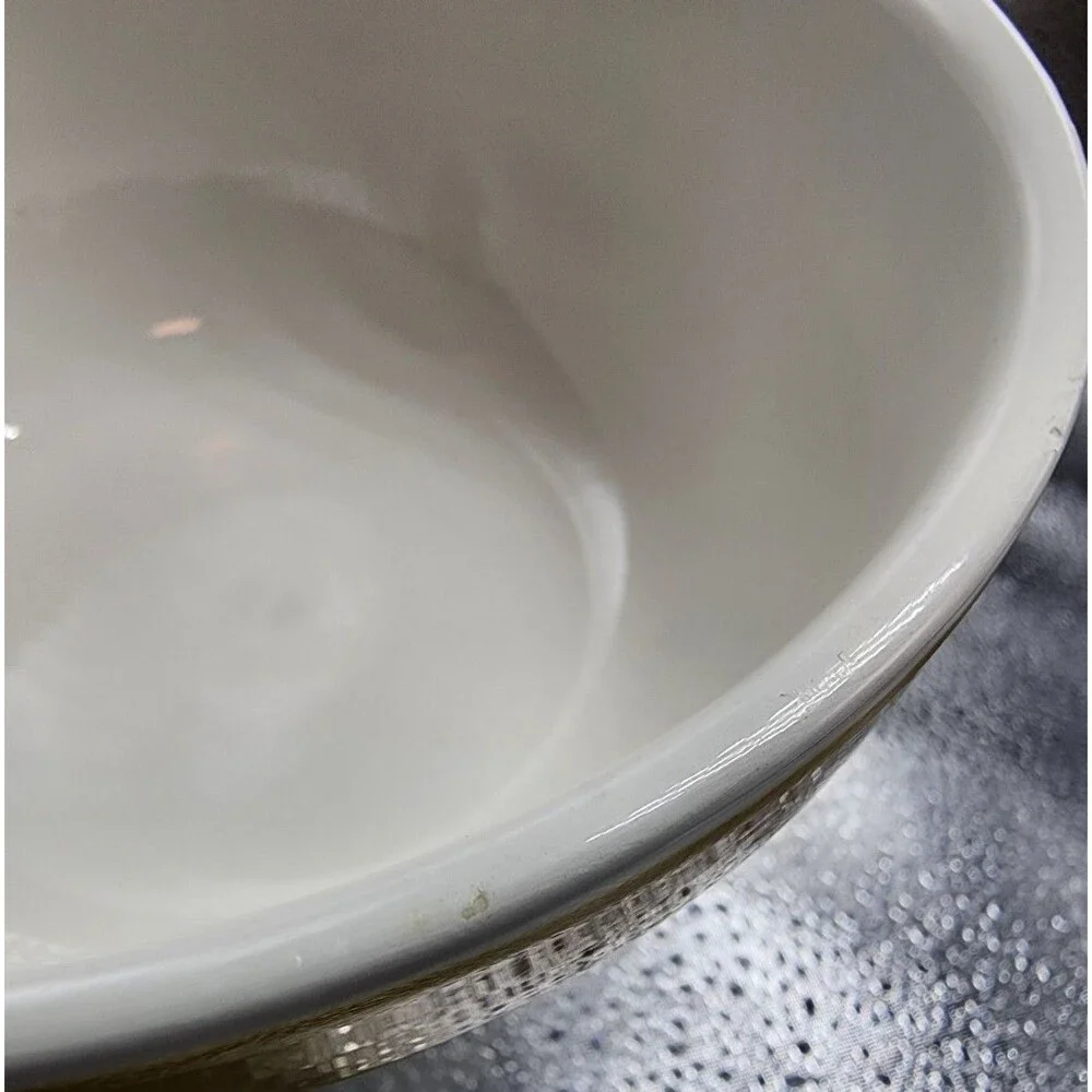 Williams-Sonoma Breakfast Bowl Soup/Cereal/Salad Yellow Rim